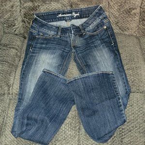 american eagle bootcut jean size 00